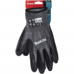 Makita work gloves P-84735, size. XL (10), cut resistance F/7 (black/gray, 1 pair)