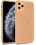 Fusion Breathe Case Silikona Aizsargapvalks Priek&scaron; Apple iPhone 12 | 12 Pro Oranžs