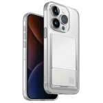 UNIQ etui Air Fender ID iPhone 15 Pro 6.1" nude transparent Cardslot