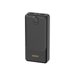 Dudao K10 ārējais akumulators (powerbank) | 10000 mAh | 12W | USB-C, USB-A | LED ekrāns | melns