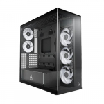 ARCTIC Premium E-ATX PC Case Xtender Black (Clear Glass)