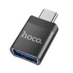 Hoco UA17 Adapter Type-C to USB-A Black