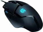 Logitech 910-004067 Hyperion Fury spēļu pele datoram | LED | 4000 DPI | USB | melna