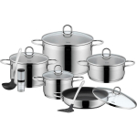 Silit Diamant cooking pot set 9 pieces (stainless steel)