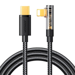 Joyroom m&auml;ngukaabel Lightning (kaldus) - USB (sirge) kaabel 20W, 480mb/s, 1.2m, Black (S-CL020A6)