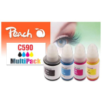 Peach Canon CISS GI-590 taaskasutatud tindikassett MultiPack