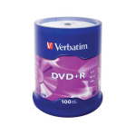 DVD+R 16x 4.7GB 100P CB            43551