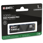 SSD ketas Emtec X300 Power Pro 1TB M.2 2280 PCI-E x4 Gen3 NVMe (ECSSD1TX300)