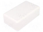 Enclosure: multipurpose | X: 70mm | Y: 120mm | Z: 40mm | ABS | grey | gasket