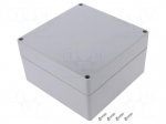 Enclosure: multipurpose | X: 160mm | Y: 160mm | Z: 90mm | ABS | dark grey