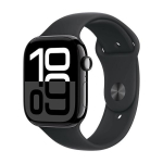 Nutikell Apple Watch Series 10 (2024) LTE 46mm Jet Black alumiiniumkorpus spordirihmaga - Black