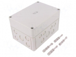 Enclosure: multipurpose | X: 130mm | Y: 180mm | Z: 111mm | TK PS | grey