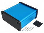 Enclosure: multipurpose | X: 115.1mm | Y: 119mm | Z: 51.6mm | aluminium