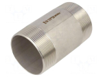 Splice terminal: connector pipe | stainless steel AISI 316L