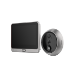 Durvju zvans ar actiņu CS-DP2C-A0-6E2WPFBS bezvadu FHD/2MP 4.3inch WiFi sudrabs