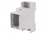 Enclosure: for DIN rail mounting | Y: 90mm | X: 36.2mm | Z: 68mm | PPO