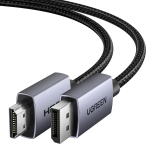 Kabeļa DisplayPort (DP) spraudnis - HDMI vienvirziena spraudni 4K@30Hz 1m melns DP125 UGREEN
