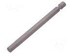 Screwdriver bit | Allen hex key | HEX 6mm | Overall len: 90mm