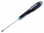 Screwdriver | Torx&reg; | TX09 | Blade length: 75mm | Overall len: 197mm