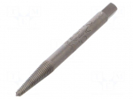 Screw extractor | Dia: 2.1&divide;4.9mm | L: 57mm | Tipwidth: 2.6mm