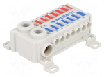 Splice terminal: distribution block | ways: 2 | terminals: 16 | TS35