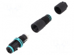 Connector: AC supply | screw terminal | female | TH381 | 5.8&divide;6.9mm
