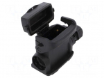 Enclosure: for rectangular connectors | Han Eco A | size 10A | M25