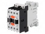Contactor: 3-pole | NO x3 | Auxiliary contacts: NO | 24VDC | 12A | DIN