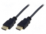 Cable | HDMI 1.4 | HDMI plug,both sides | 5m | black