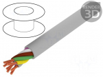 Wire | BiT LiYY | 7x1mm2 | unshielded | 300/300V | PVC | Cu | stranded