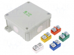 Enclosure: junction box | X: 98mm | Y: 98mm | Z: 46mm | wall mount | IP55
