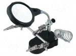 PCB holder with magnifying glass | 65mm
