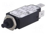 Circuit breaker | Urated: 240VAC | 48VDC | 11A | SPST | Poles: 1 | screw
