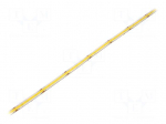 COB LED tape | white cold | LED/m: 320 | 8mm | IP65 | 8W/m | CRImin: 80