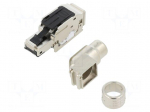 Connector: RJ45 | plug | PIN: 4 | Cat: 5 | shielded | 8p4c | &Oslash;cable: 4.5&divide;9mm