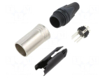 Connector: XLR | plug | male | audio video | XX | 10A | PIN: 4 | straight