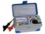 Meter: insulation resistance | analogue | VAC: 0&divide;600V | &plusmn;3% | 1.3mA