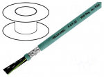 Wire | F-CY-JZ | 7G4mm2 | shielded,tinned copper braid | PVC | grey