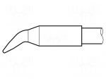 Tip | bent chisel | 1.2x0.7mm | longlife | for soldering station