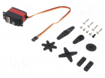 Motor: servo | 6&divide;7.4VDC | standard | digital | 40.5x20.5x37.5mm | metal