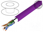 Wire | F/UTP | 4x2x23AWG | 6 | wire | Cu | LSZH | violet | 500m | &Oslash;cable: 7.2mm
