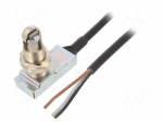 Limit switch | oblong metal roller &Oslash;14mm | SPDT | 5A | max.250VAC