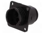 Connector: circular | socket | male | PIN: 3 | w/o contacts | size 17