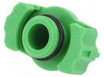 Syringe adapter | 3ml | green | for dispensers,for syringes | QuantX