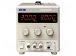 Laboratory power supply: standard | single-channel,linear | 0&divide;3A