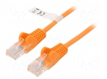 Patch cord | U/UTP | Cat: 5e | RJ45 plug,both sides | stranded | CCA