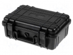 Case | tool case | black | ABS | 260x180x100mm | IP67