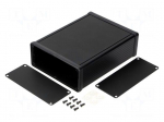 Enclosure: with panel | 1455 | X: 125mm | Y: 160mm | Z: 51mm | aluminium