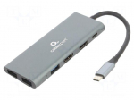 Hub USB | USB 3.1 Gen 1 | Cablexpert | PnP | grey | Number of ports: 6