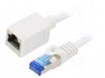 Extender Ethernet | S/FTP | Cat: 6a | RJ45 socket,RJ45 plug | Cu | 1m